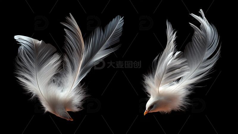 高清大图下载【趣麦麦图】翅膀素材素材飞鸟光线