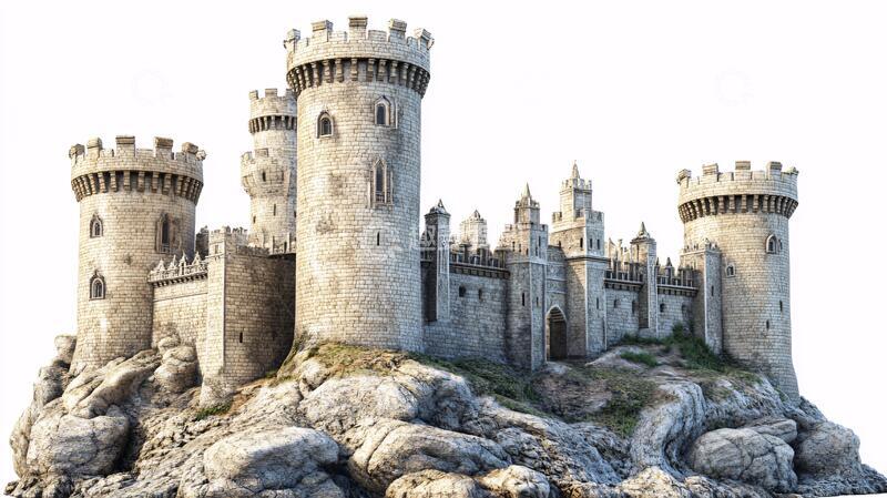 高清大图下载【趣麦麦图】屯兵城堡古代城堡