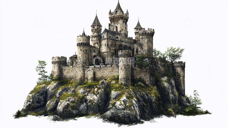 高清大图下载【趣麦麦图】欧式立体城堡