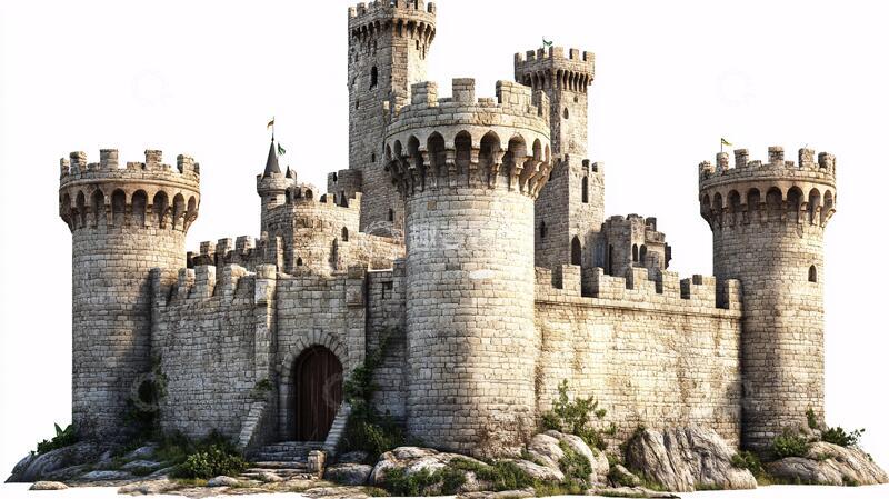 高清大图下载【趣麦麦图】屯兵城堡古代城堡1