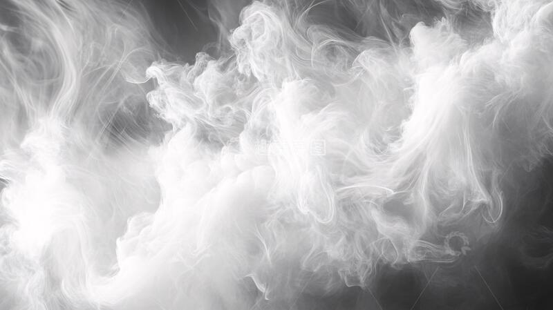 高清大图下载【趣麦麦图】烟雾梦幻灰白黑纹理
