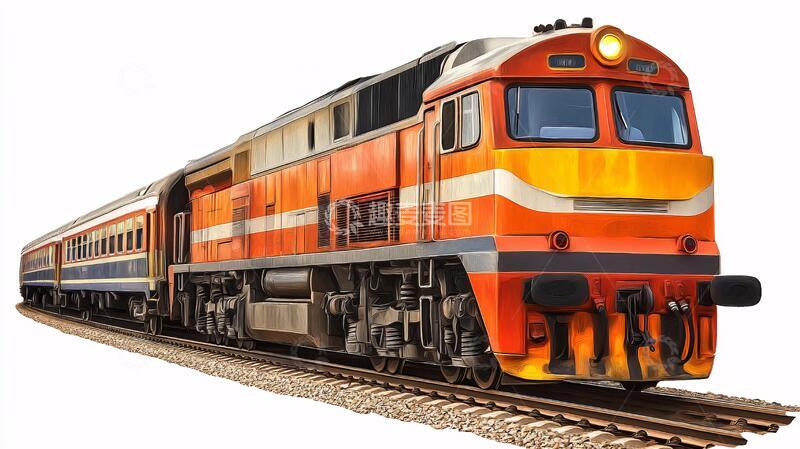 高清大图下载【趣麦麦图】字头火车列车素材铁路