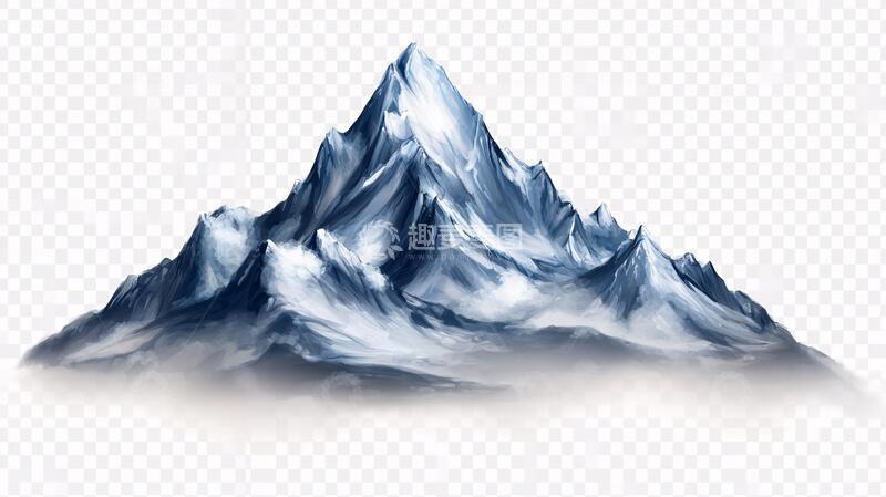 高清大图下载【趣麦麦图】雪山雪景冬日