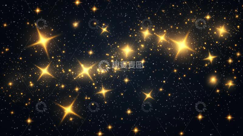 高清大图下载【趣麦麦图】星芒星星星光