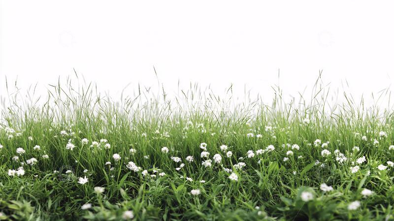 高清大图下载【趣麦麦图】白色的草地白色草地小花