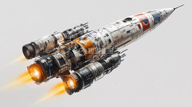 高清大图下载【趣麦麦图】飞船火箭壁纸4
