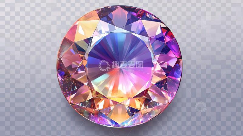 高清大图下载【趣麦麦图】多彩背景精美宝石