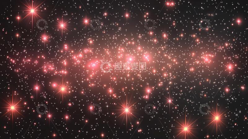 高清大图下载【趣麦麦图】暗红色星光点点