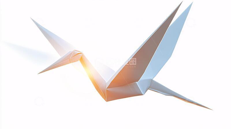 高清大图下载【趣麦麦图】千纸鹤鸟折纸纸鹤标志