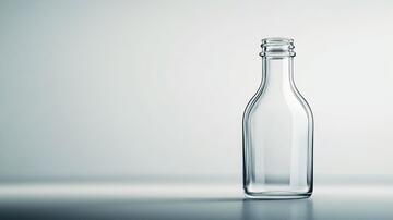 玻璃拟物模型醋瓶底图