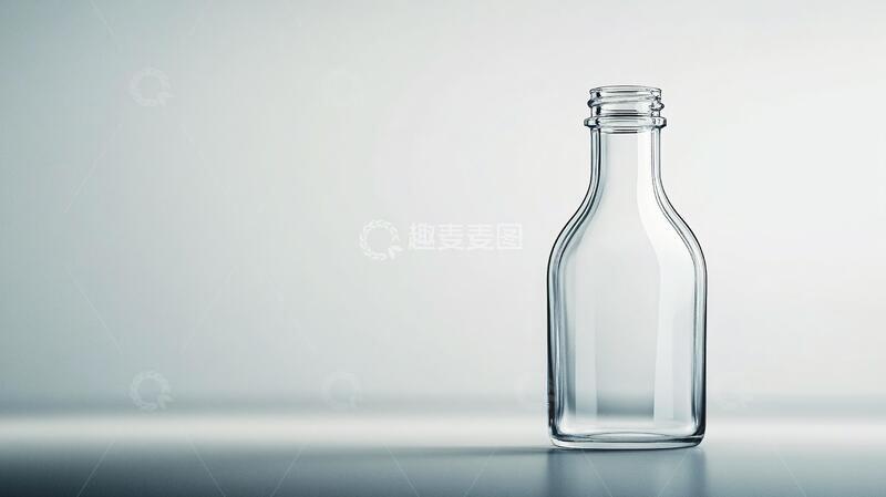 高清大图下载【趣麦麦图】玻璃拟物模型醋瓶底图