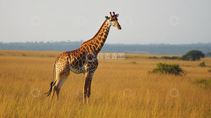 高清大图下载【趣麦麦图】非洲长颈鹿素材