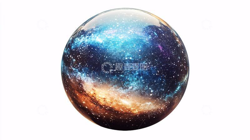 高清大图下载【趣麦麦图】玻璃质感星球