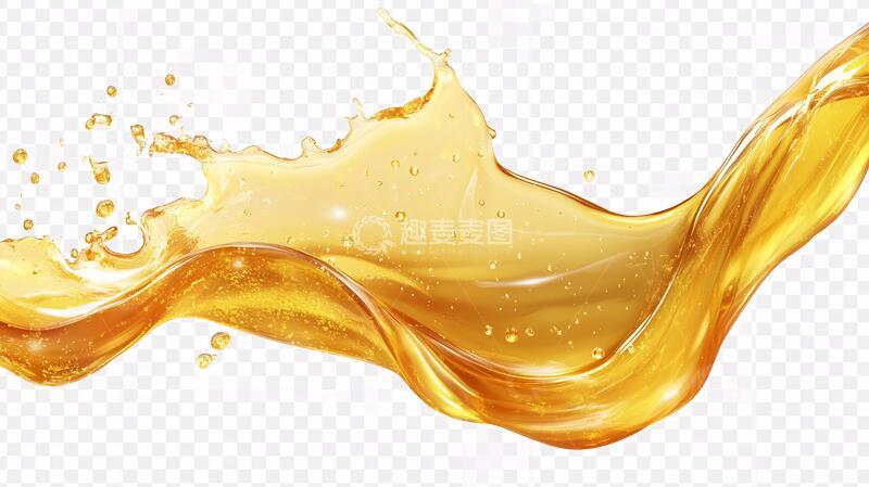 高清大图下载【趣麦麦图】金色水波浪金色液态流体