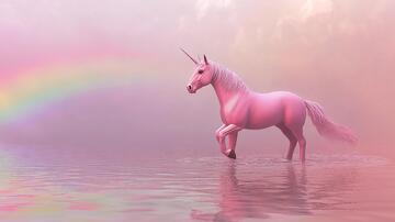 渲染独角兽梦幻原创小马