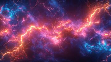 闪电底纹雷电背景闪光