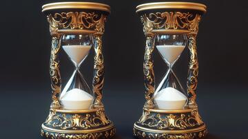 敲钟模型时间时光元素