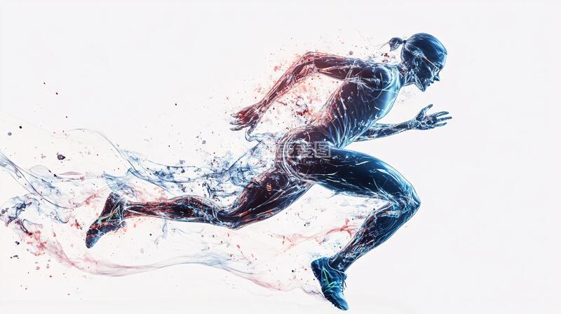 高清大图下载【趣麦麦图】运动跑步系列视觉