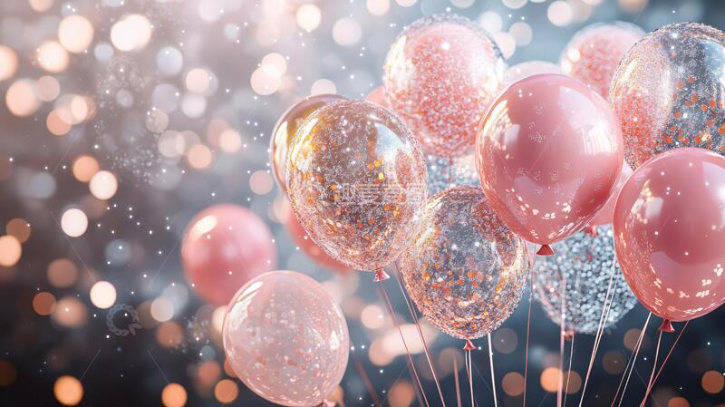 高清大图下载【趣麦麦图】气球背景背景气球梦幻