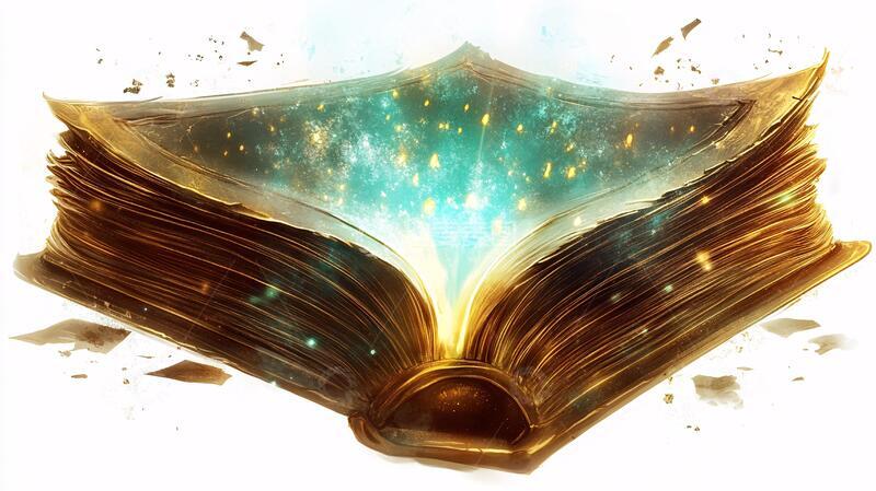 高清大图下载【趣麦麦图】魔法书封面书籍封面书本