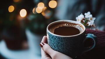 暖冬咖啡奶茶暖冬女生