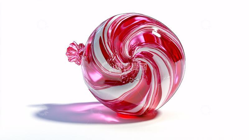 高清大图下载【趣麦麦图】扭曲球体球体质感琉璃