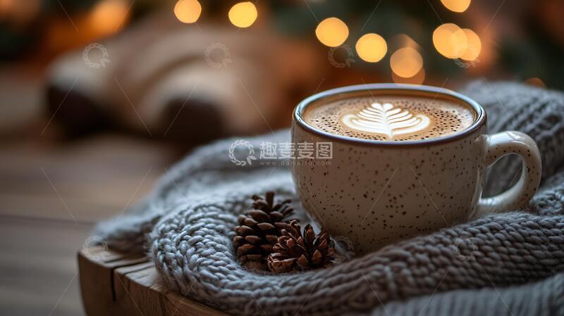 高清大图下载【趣麦麦图】暖冬咖啡氛围图片主题