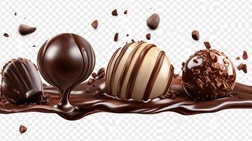 巧克力素材素材插画效果