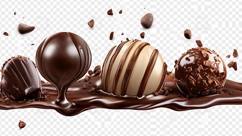 高清大图下载【趣麦麦图】巧克力素材素材插画效果