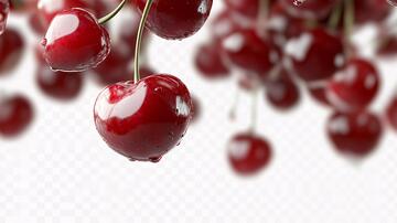 写实樱桃樱桃素材手绘