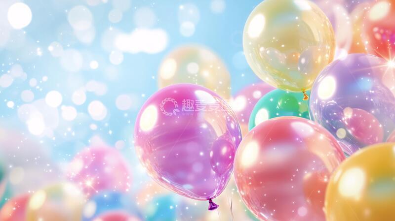 高清大图下载【趣麦麦图】气球背景背景气球汽球