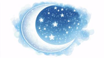 银月星夜银月星夜星星