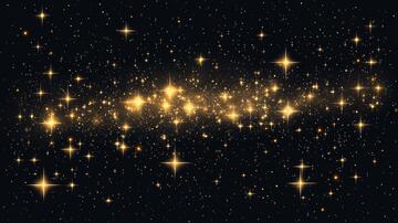 星辰背景闪耀星星星光