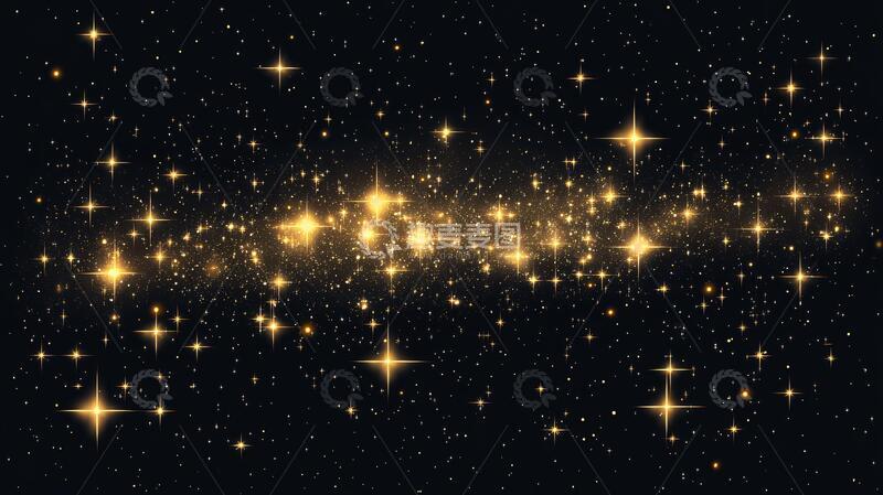 高清大图下载【趣麦麦图】星辰背景闪耀星星星光