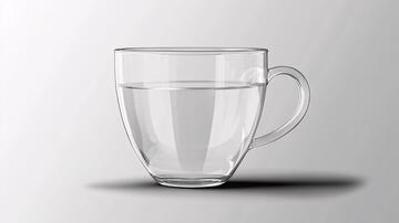 水杯插画水杯插画素材