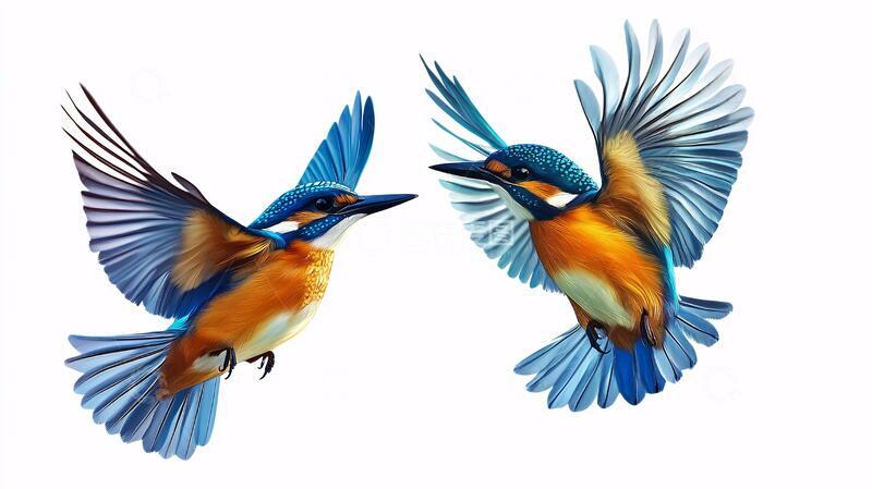 高清大图下载【趣麦麦图】鹊桥素材蓝色鸟