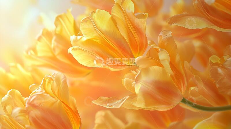 高清大图下载【趣麦麦图】质感郁金香花朵5