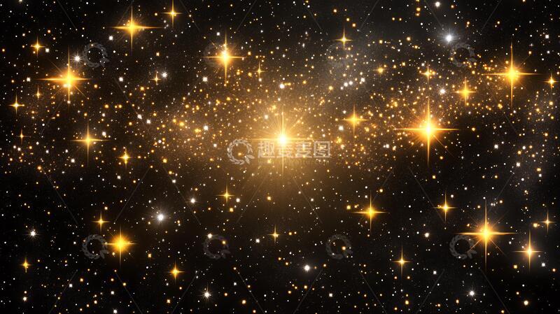 高清大图下载【趣麦麦图】满天星光背景