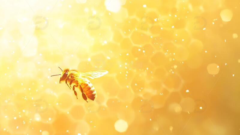 蜜蜂背景素材