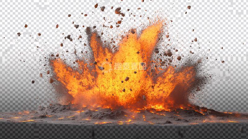 高清大图下载【趣麦麦图】爆破效果粉末素材动感