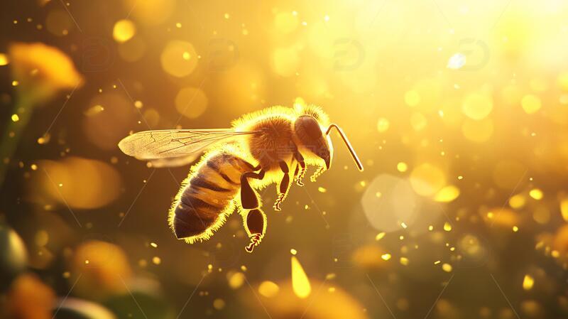 蜜蜂背景素材1