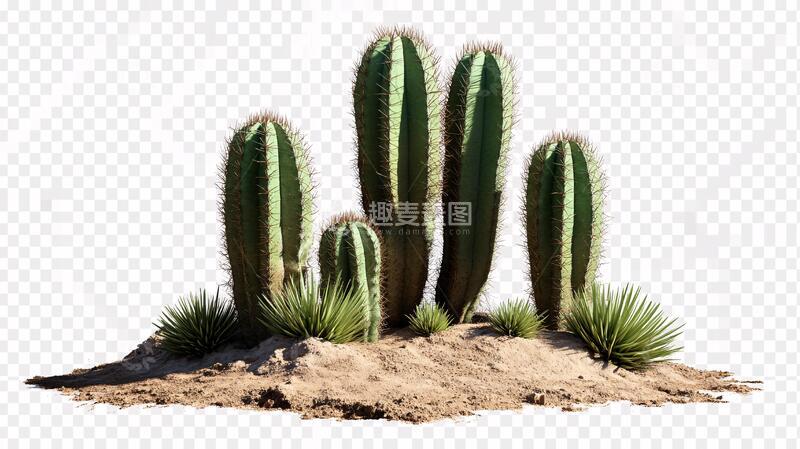 高清大图下载【趣麦麦图】免抠仙人掌素材植物实物