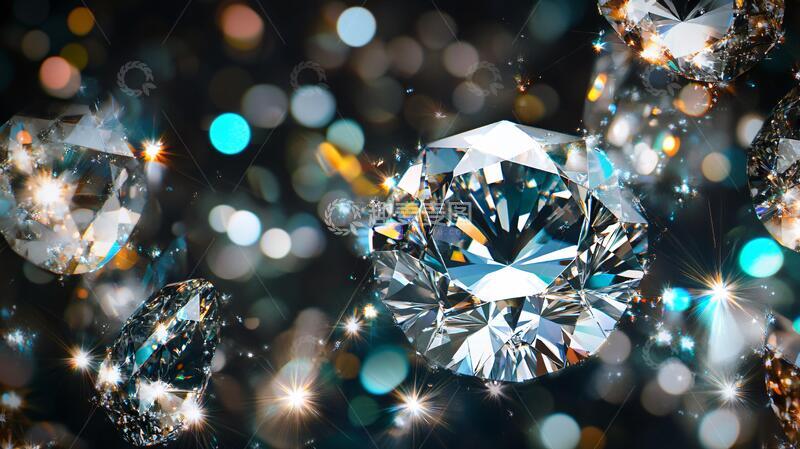 高清大图下载【趣麦麦图】酷炫钻石壁纸1