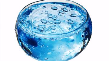 清爽素材素材蓝色尿酸