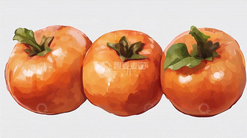 高清大图下载【趣麦麦图】写实西红柿插画番茄砂糖