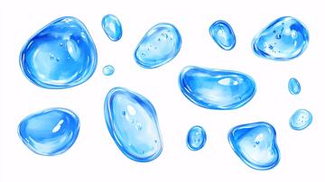 立体水滴水滴水珠元素