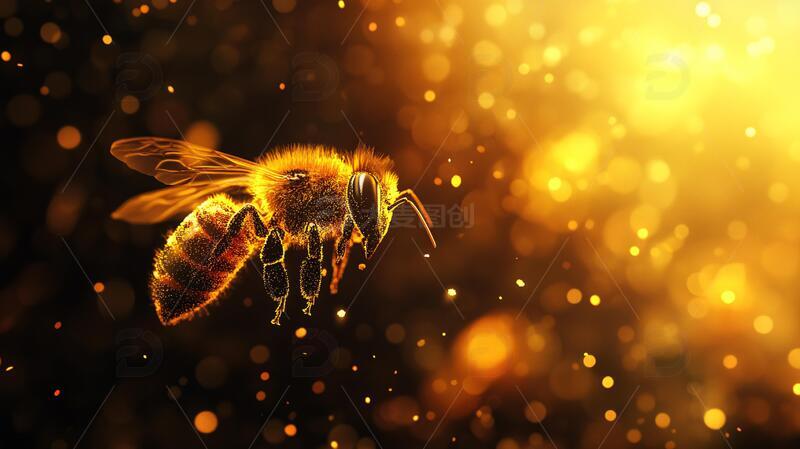 高清蜜蜂蜜蜂背景素材