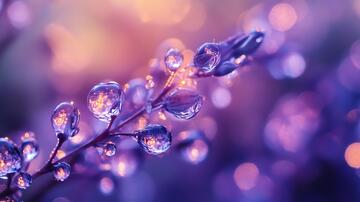 璀璨水珠水珠露珠璀璨