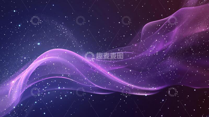 高清大图下载【趣麦麦图】唯美飘逸活力紫色梦幻2