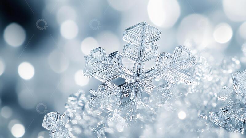 高清大图下载【趣麦麦图】唯美雪花雪花冰雪主题